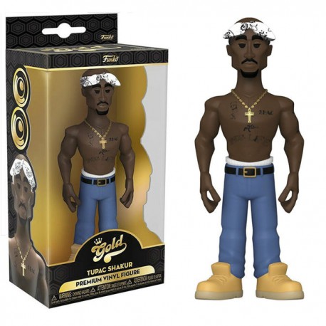 Tupac Vinyl Gold Figure Tupac 13 cm