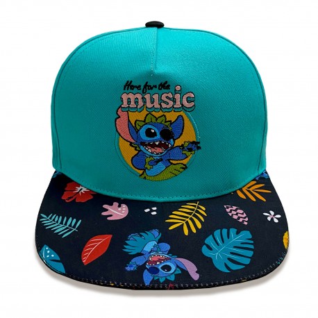 Disney Lilo And Stitch – Here For The Music (Snapback Cap)