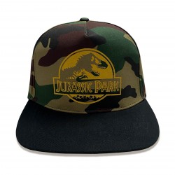 Jurassic Park – Gold Logo Camo (Snapback Cap)