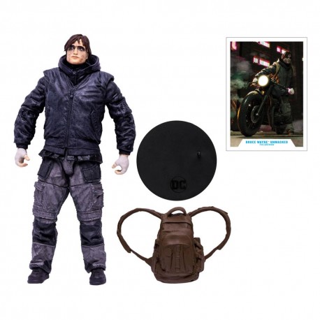 The Batman Movie Action Figure Bruce Wayne Drifter Unmasked 18 cm