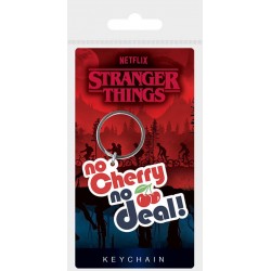 Stranger Things Rubber Keychain No Cherry No Deal 6 cm