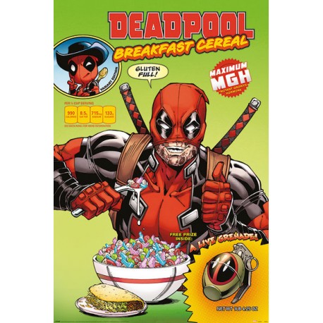 Deadpool Cereal - Maxi Poster
