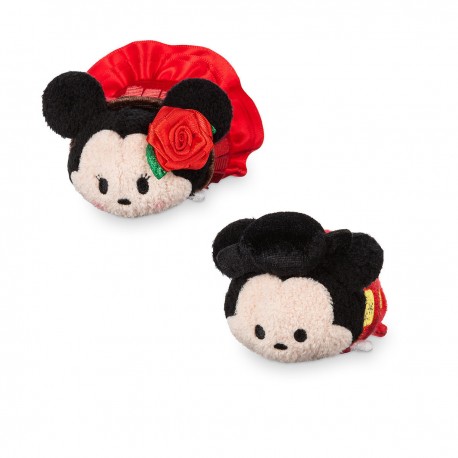 Mickey and Minnie Mouse ''Tsum Tsum'' Pluche Set - Spain