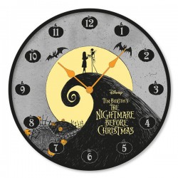 Nightmare Before Christmas Jack & Sally - 10" Wall Clock