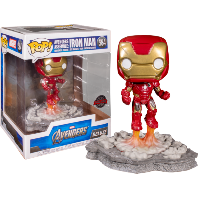 Funko Pop 584 Iron Man Deluxe Special Edition Avengers Assemble Wondertoys Nl