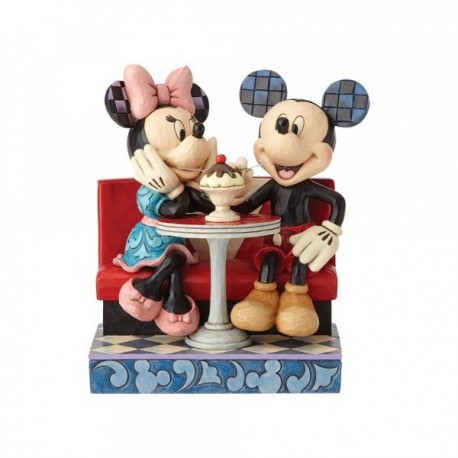 Disney Traditions - Love Comes In Many Flavours - Mickey and Minnie Figurine