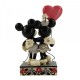 Disney Traditins - Mickey and Minnie Heart Figurine