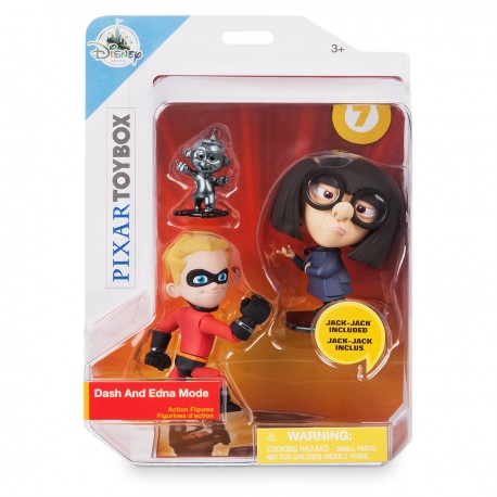 Disney Pixar Toybox Dash and Edna Mode Action Figure Set