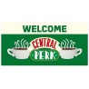 Friends Welcome To Central Perk Embossed Metal Sign