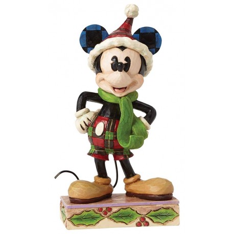 Disney Traditions Merry Mickey Mouse Figure