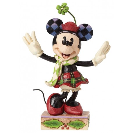 Disney Traditions Merry Minnie Mouse Figure