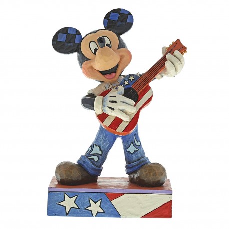 Disney Traditions Rock and Roll Mickey Mouse Figurine