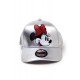 Disney - Minnie Mouse Silver Curved Bill Cap