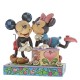 Disney Traditions Kissing Booth Mickey and Minnie Mouse Figurine