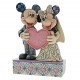 Disney Traditions Two Souls, One Heart Mickey and Minnie Mouse Wedding Figurine
