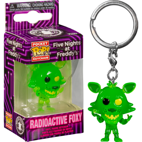Five Nights at Freddy's Pocket POP! Vinyl Keychain 4 cm Radioactive Foxy