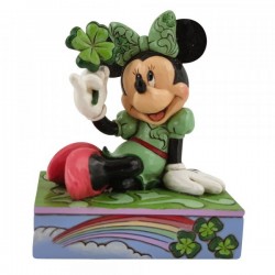 Disney Traditions - St. Patrick's Minnie Mouse Personality Pose Figurine