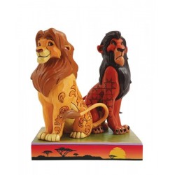 Disney Traditions - Proud & Petulant, Simba & Scar Figurine
