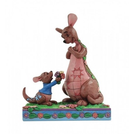 Disney Traditions - Roo Giving Kanga Flowers Figurine