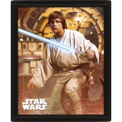Star Wars Vader VS Skywalker - Framed 3D Poster