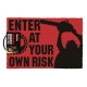 Texas Chainsaw Massacre Enter At Your Own Risk - Doormat