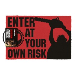 Texas Chainsaw Massacre Enter At Your Own Risk - Doormat