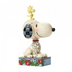 Peanuts Traditions - Snoopy & Woodstock Personality Pose Figurine