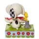 Peanuts Traditions - Snoopy and Woodstock eating Watermelon Figurine
