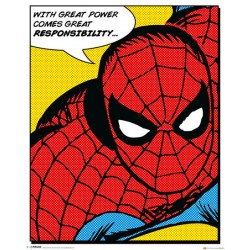 Spider-Man Quote - Mini Poster N919
