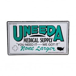 The Return of the Living Dead: Uneeda Medical Supply Metal Sign