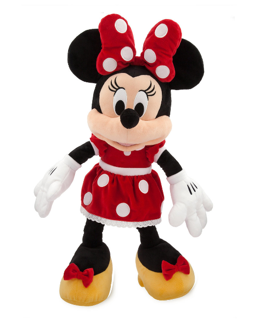 bagageruimte verdediging Bot Disney Minnie Mouse Red Pluche Large - Wondertoys.nl