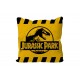 Jurassic Park: Caution Logo Yellow Square Cushion