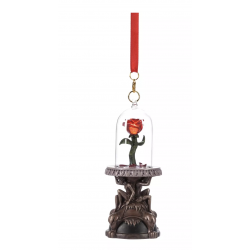 Disney Enchanted Rose Hanging Ornament, Beauty and the Beast