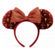 Disney Minnie Mouse Cranberry Ears Headband For Adults