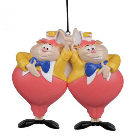 Disney Tweedle Dee & Tweedle Dum Hanging Ornament, Alice in Wonderland