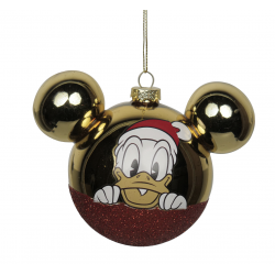 Disney Donald Duck Glass Ear Ball