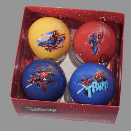 Marvel Spider-Man Bauble Gift Set (4)