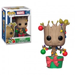 Funko Pop 399 Groot met Kerstverlichting