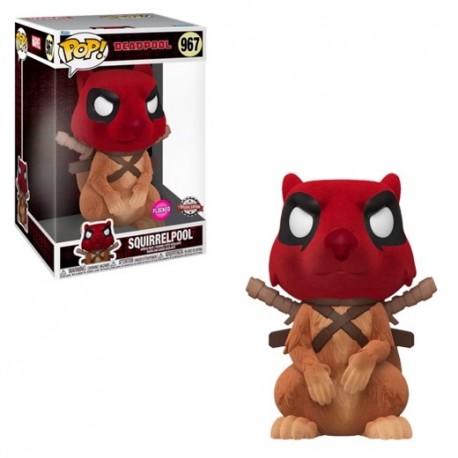 Funko Pop 967 Squirrelpool (XL)(Flocked)(Special Edition), Deadpool