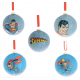 Set of 4 DC Comic Christmas Baubles - Superman