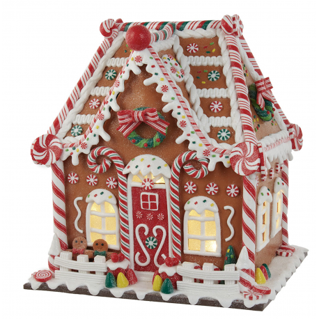 Gingerbread House with Led Light (Claydough)