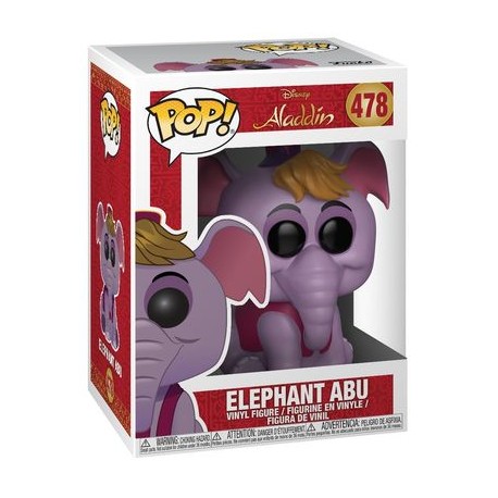 Funko Pop 478 Disney Aladdin Elephant Abu