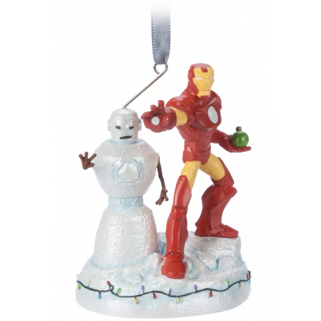Disney Iron Man Festive Light-Up Figurine