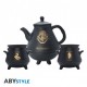 Harry Potter - Giftset -Teapot with Hogwarts Cauldrons Set