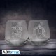 Harry Potter - 2 Glass Set Gryffindor & Slytherin