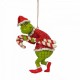 Grinch Stealing Candy Canes Hanging Ornament