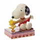 Snoopy with Hearts Garland Figurine