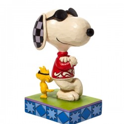 Joe Cool Snoopy and Woodstock Figurine