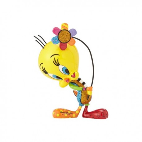 Looney Tunes Britto - Tweety with Flower Figurine