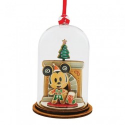 Gingerbread Ornament: Mickey Mouse - Santa Please Call Here